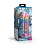 Creature Cocks Aurora Unicorn Silicone Dildo - Rainbow
