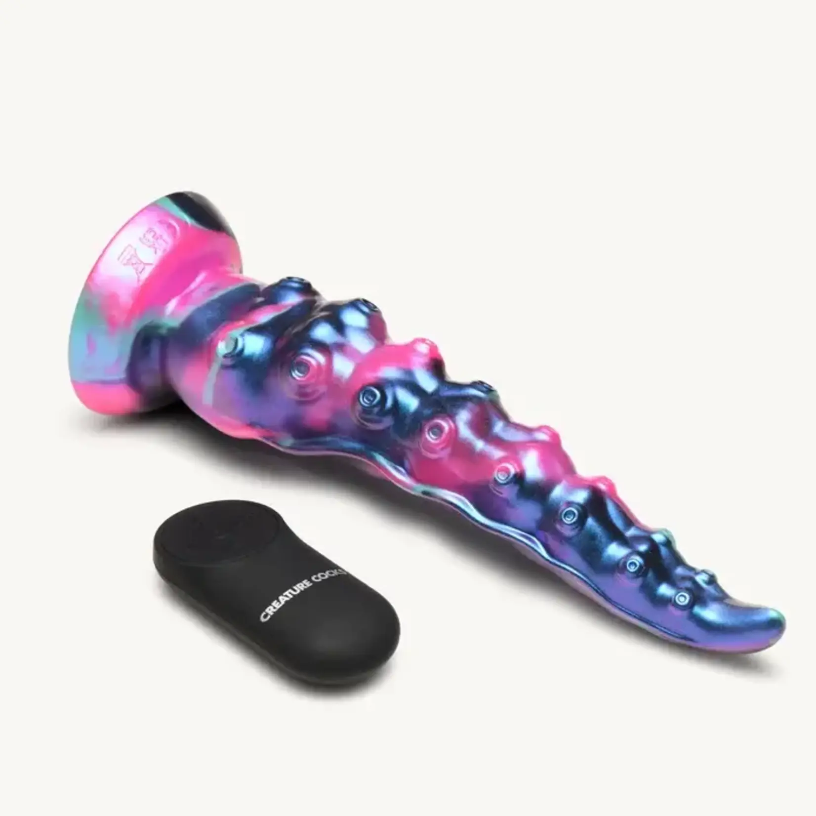 Creature Cocks Tenta-Squirm Squirming and Vibrating Tentacle Rechargeable Silicone Dildo - Multicolor