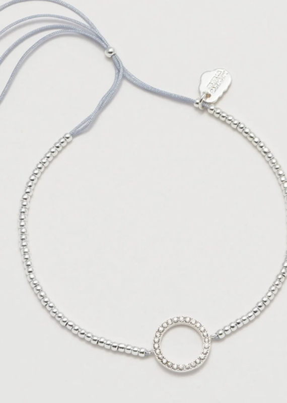 Estella Bartlett Estella B CZ Circle Louise Silver Bracelet