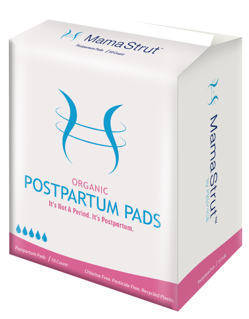 Mama Strut Mama Strut Organic Postpartum Pads 10ct