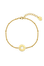 Estella Bartlett Estella B Starburst CZ Chain Gold Bracelet