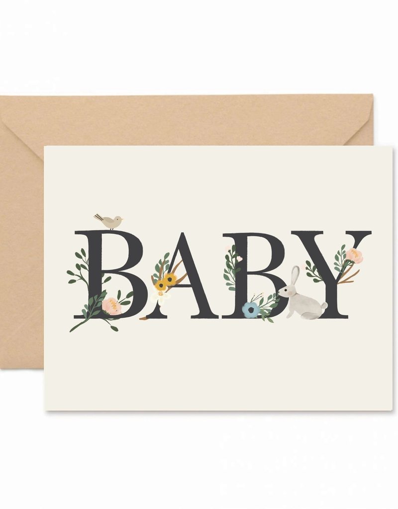 Ginger P. Designs Ginger P. Baby Floral Card