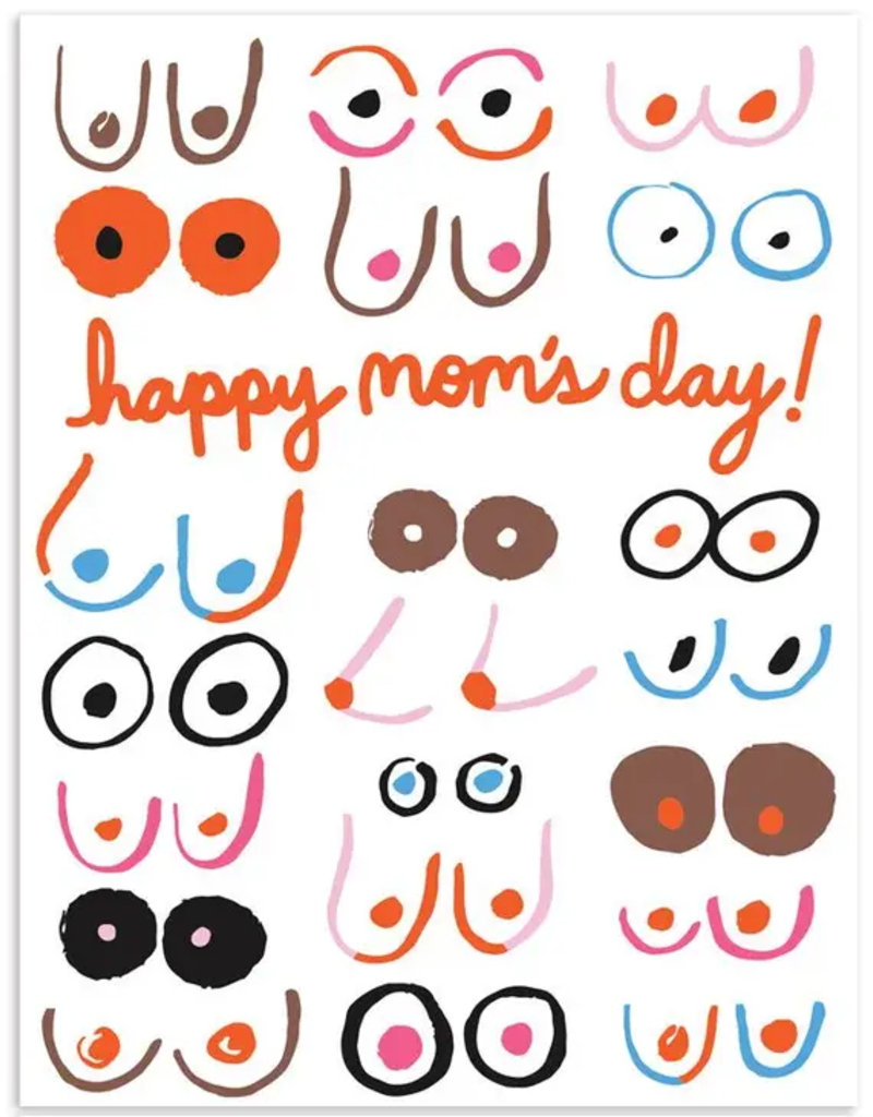 The Found The Found U R Perfect Boobs Mom's Day Card