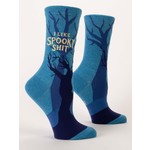 BLUE Q I LIKE SPOOKY SHIT CREW SOCKS - WOMEN"S