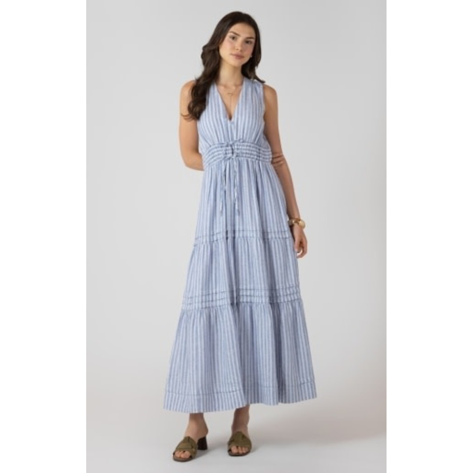 Dex Clothing 2722519 D PLEAT DETAIL SMACKED WAIST DRESS