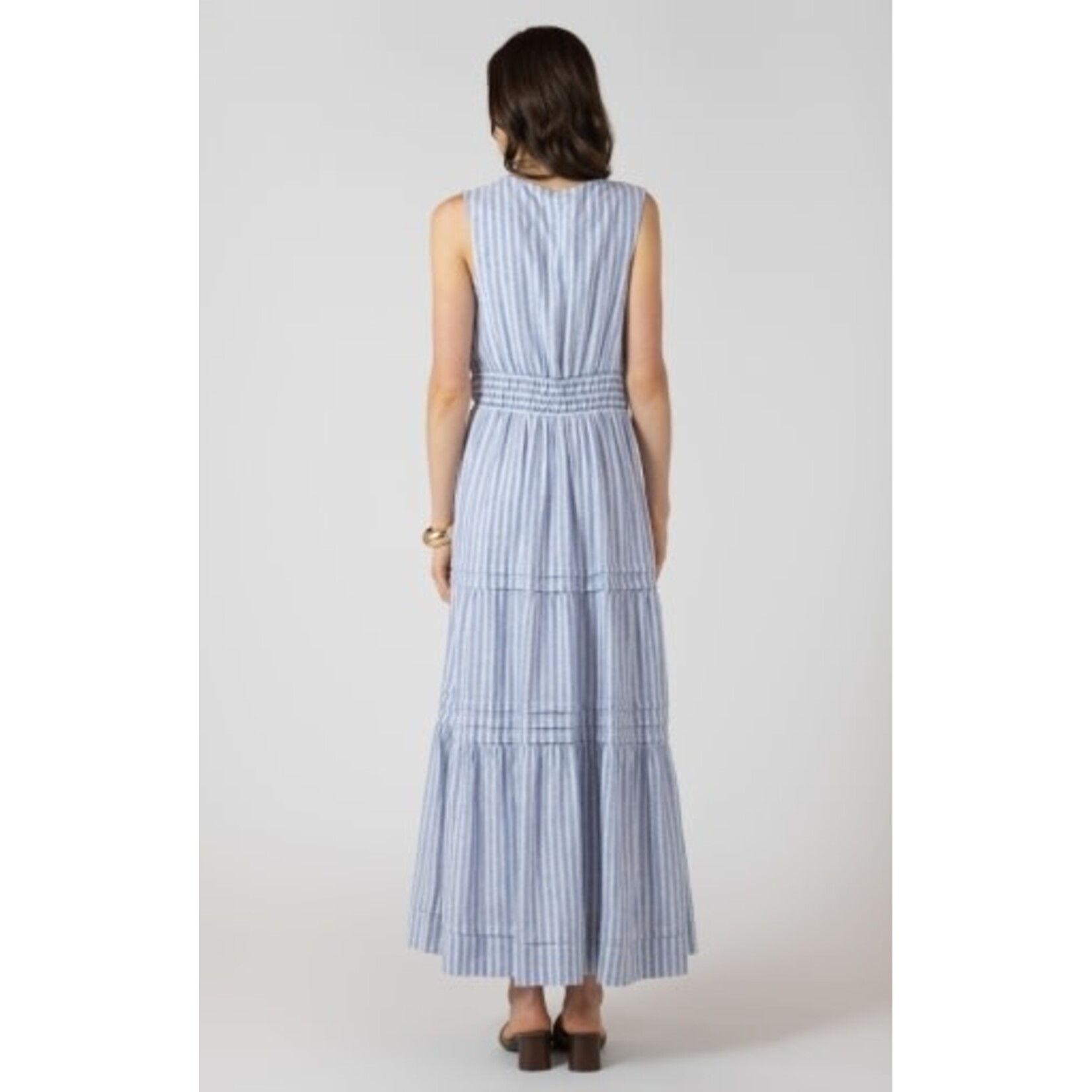 Dex Clothing 2722519 D PLEAT DETAIL SMACKED WAIST DRESS