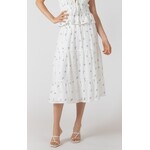 Dex Clothing 2722714 D SMOKED WAIST MIDI SKIRT