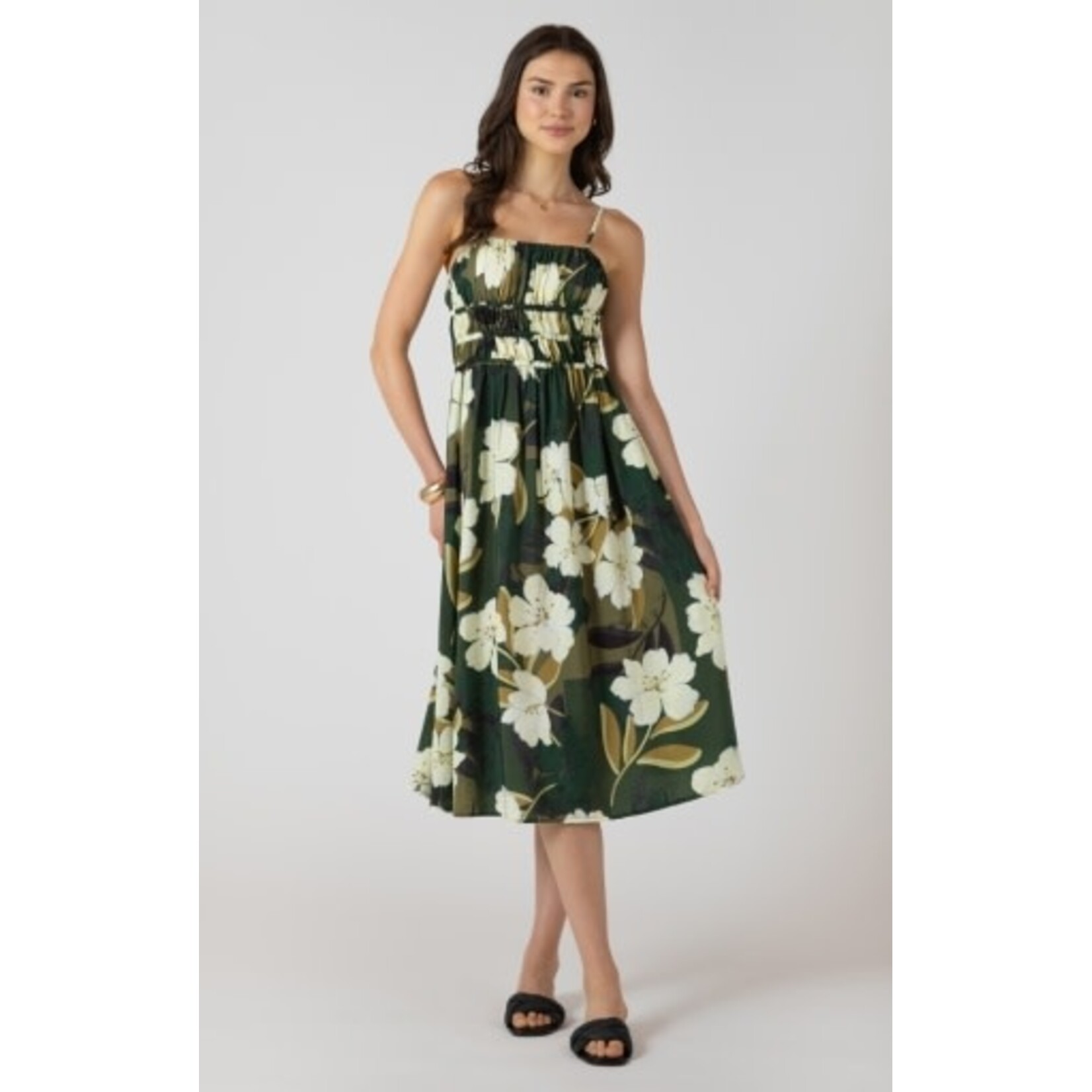 Dex Clothing 2722517 D ELASTIC WAIST MIDI DRESS