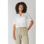 Dex Clothing 2723740 DG EYELET TRIM BLOUSE