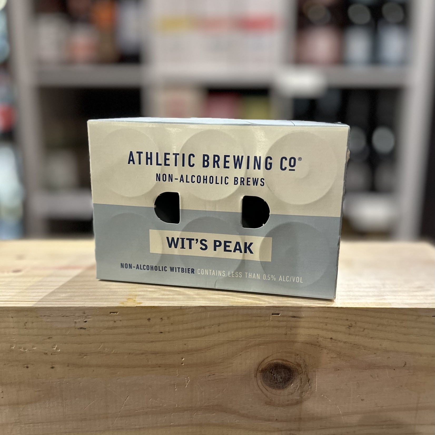 ATHLETIC BREWING CO. ATHLETIC • WIT'S PEAK • NON ALCOHOLIC WITBIER • 12OZ 6PK