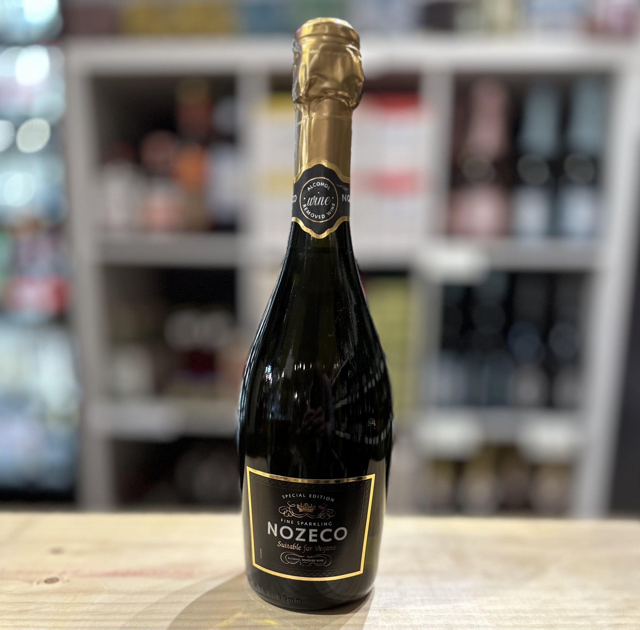 NOZECO • FINE SPARKLING NON-ALCOHOLIC VEGAN • .750L • BOTTLE - The Wine Bin