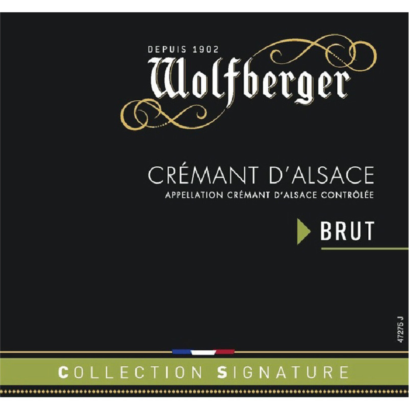 WOLFBERGER • CREMANT DE ALSACE BRUT • .750L • BOTTLE