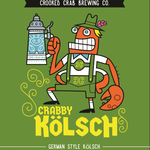 Crooked Crab CROOKED CRAB • CRABBY KOLSCH • GERMAN KOLSCH • 12OZ • 6PACK