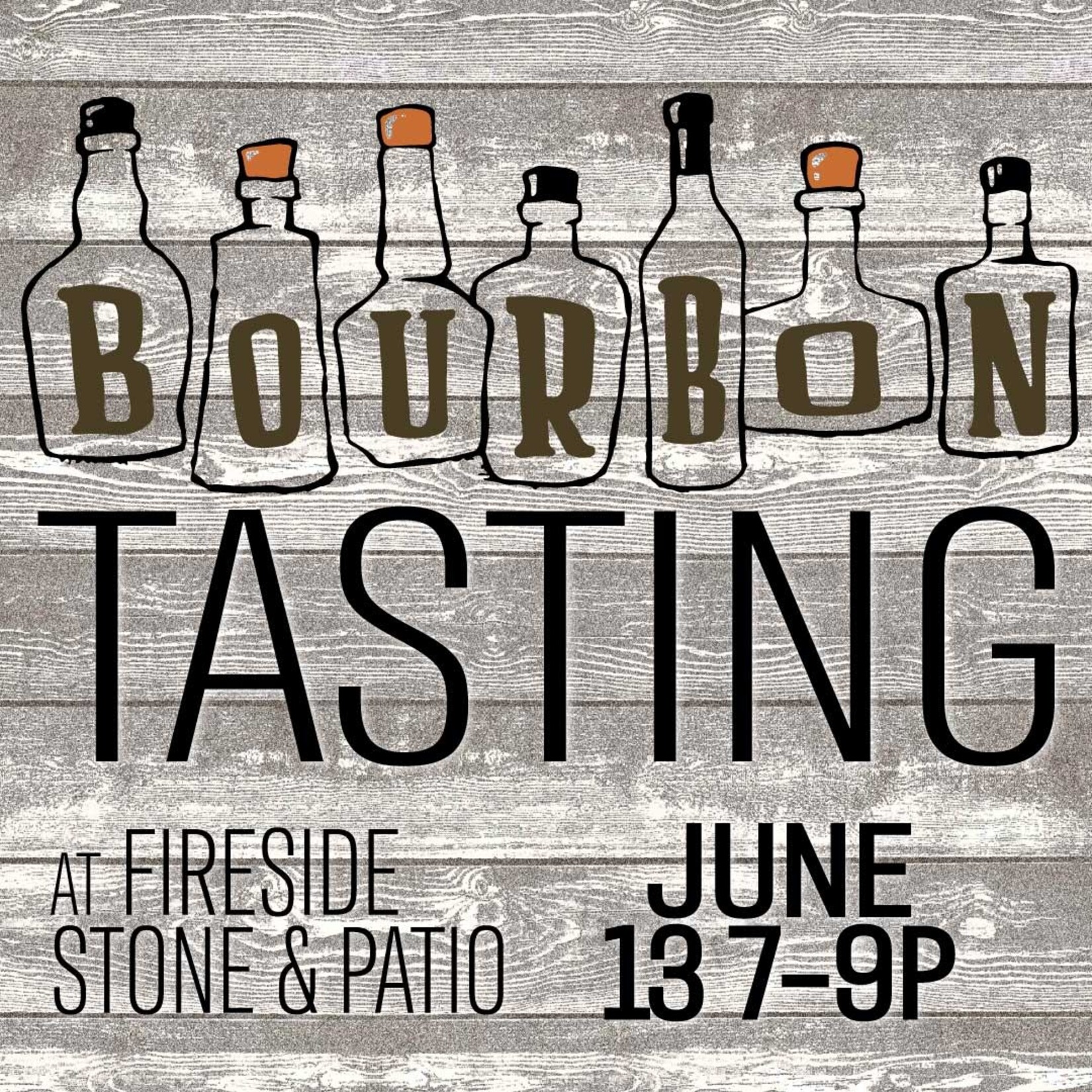 The Wine Bin Bourbon Tasting  • June, 13 2025 • Fireside Stone & Patio