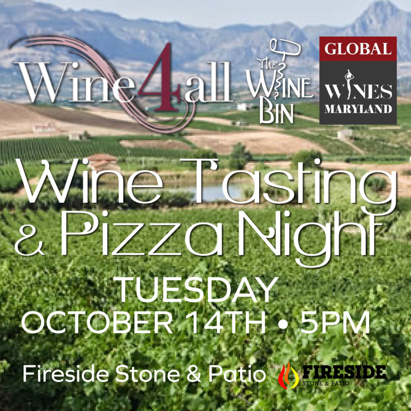 The Wine Bin Pietro Cavallo Tasting & Pizza Night • October 14th 5PM