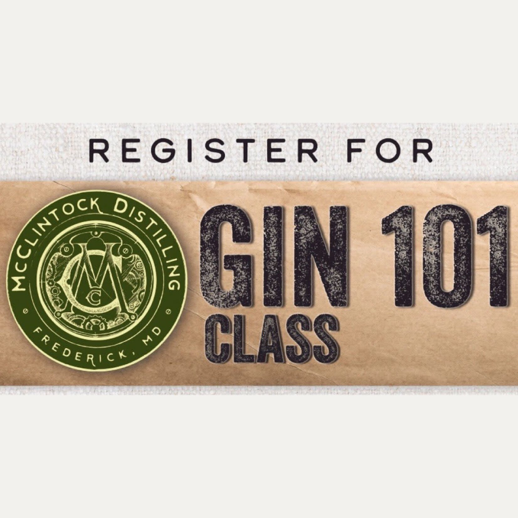 The Wine Bin Gin 101 with McClintock Distillery • May 14 2026 - 7PM