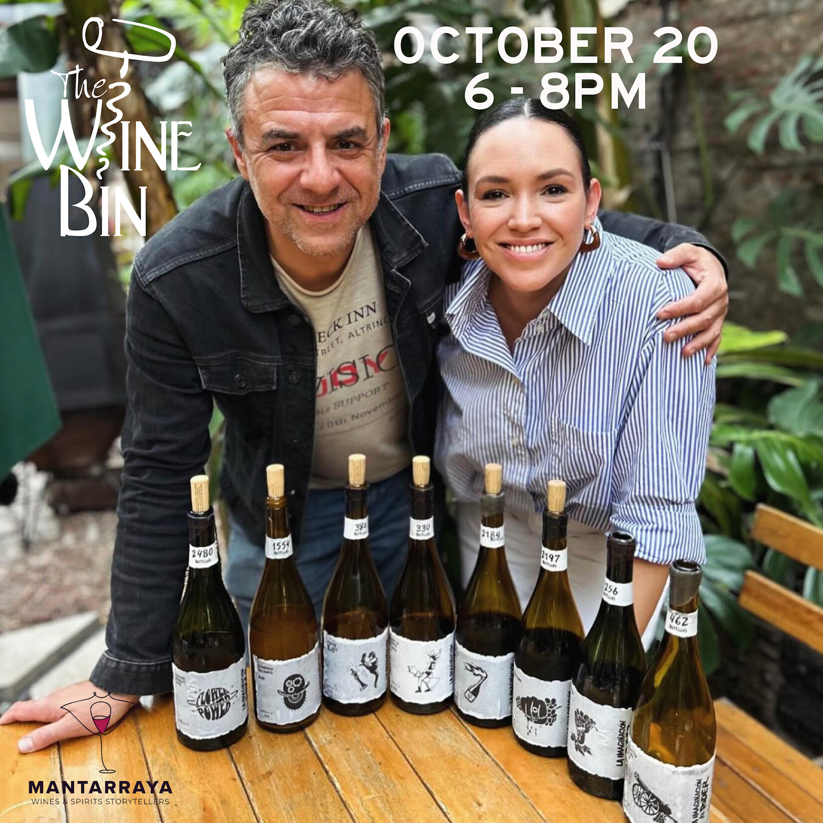 The Wine Bin Mantarraya Imports Argentina Tasting Class • 10-20-26 • 6-8pm