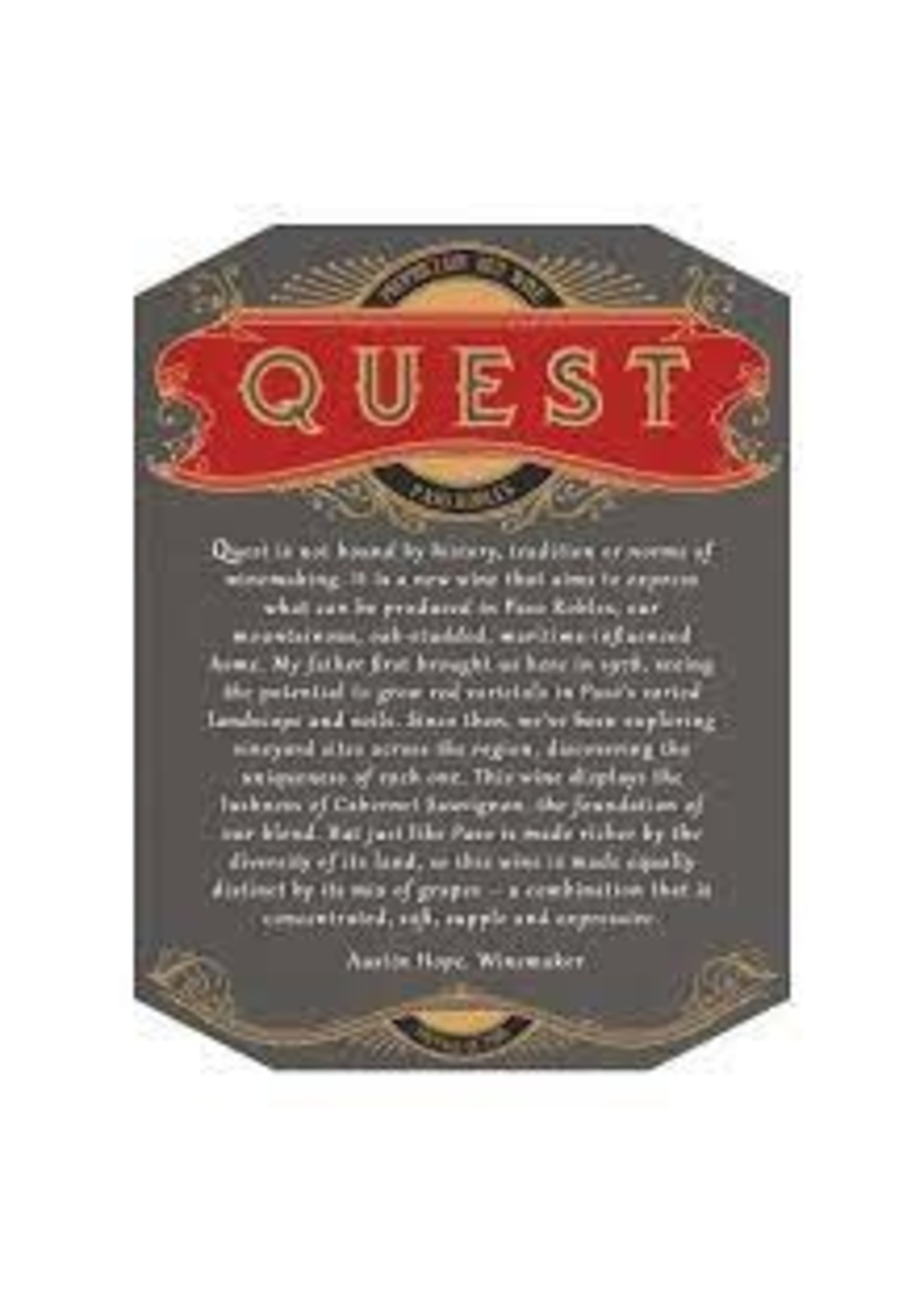 Austin Hope 2020 'Quest' Cabernet Sauvignon/Cabernet France Blend 750ml