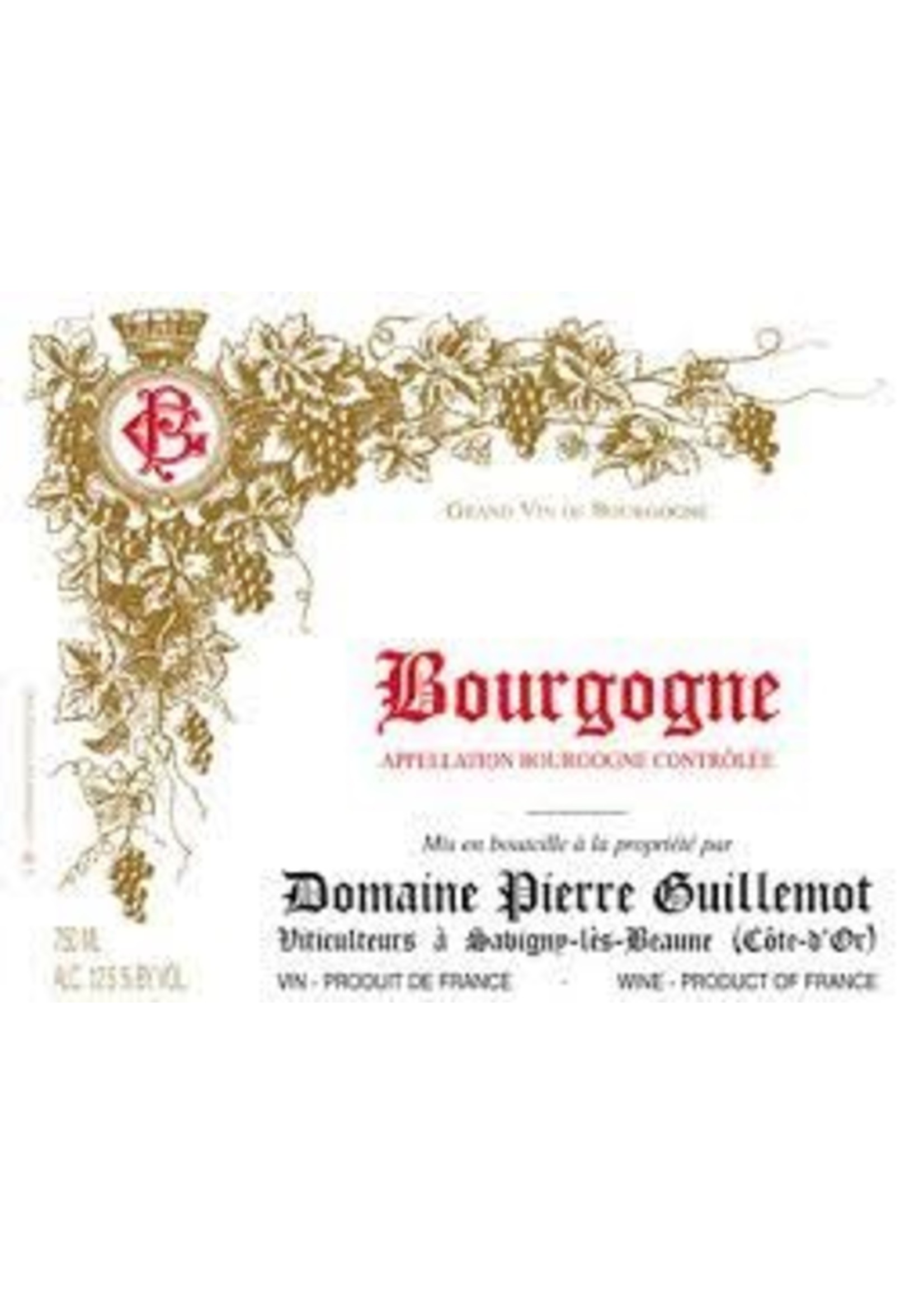 Pierre Guillemot 2021 Bourgogne Rouge 750ml