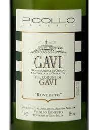 Picollo Ernesto 2021 Gavi di Gavi 'Rovereto' 750ml - Chicago Wine ...