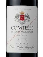 Comtesse de Malet Roquefort 2018 Bordeaux Rouge 750ml