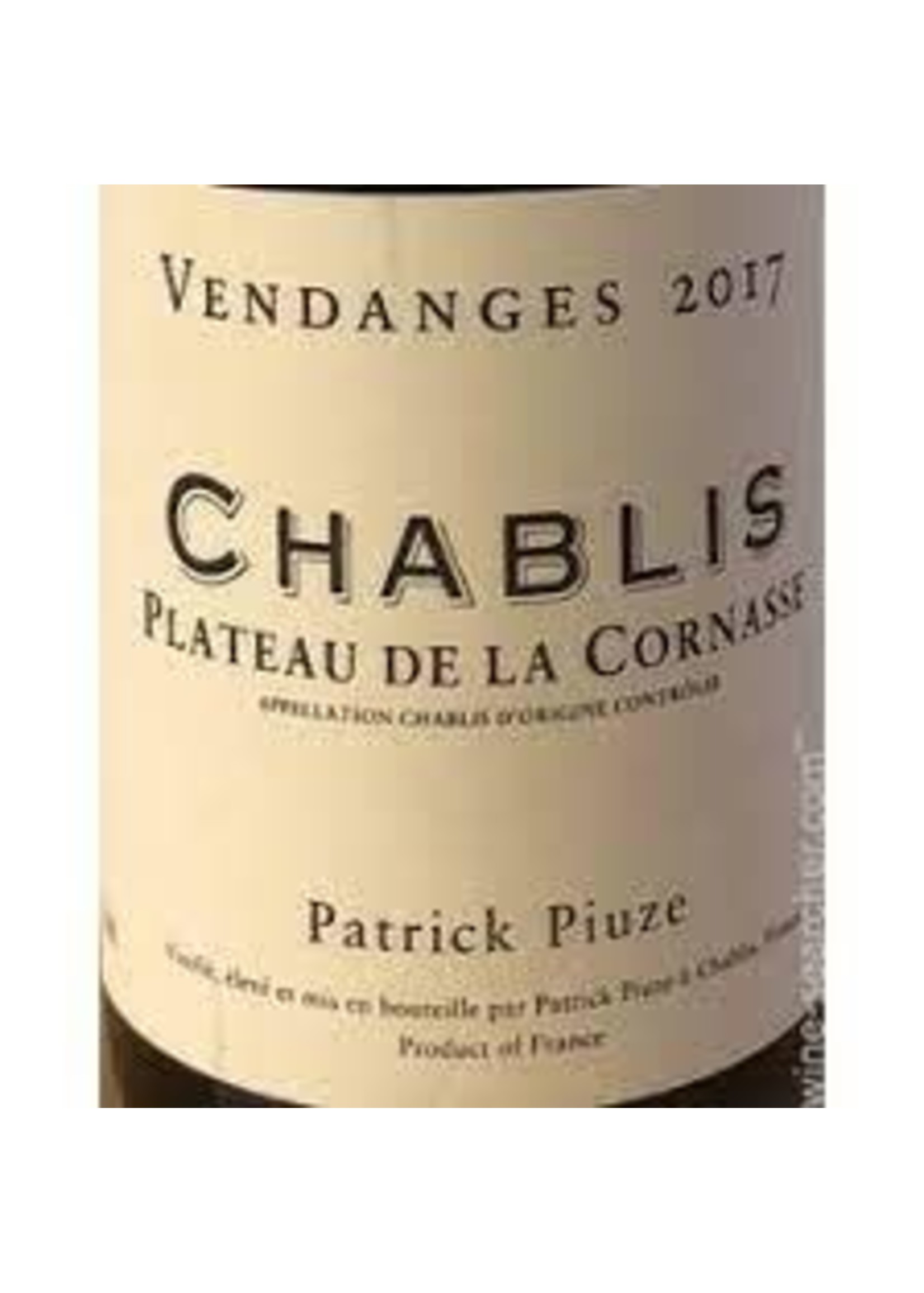 Patrick Piuze 2023 Chablis Plateau de la Cornasse 750ml