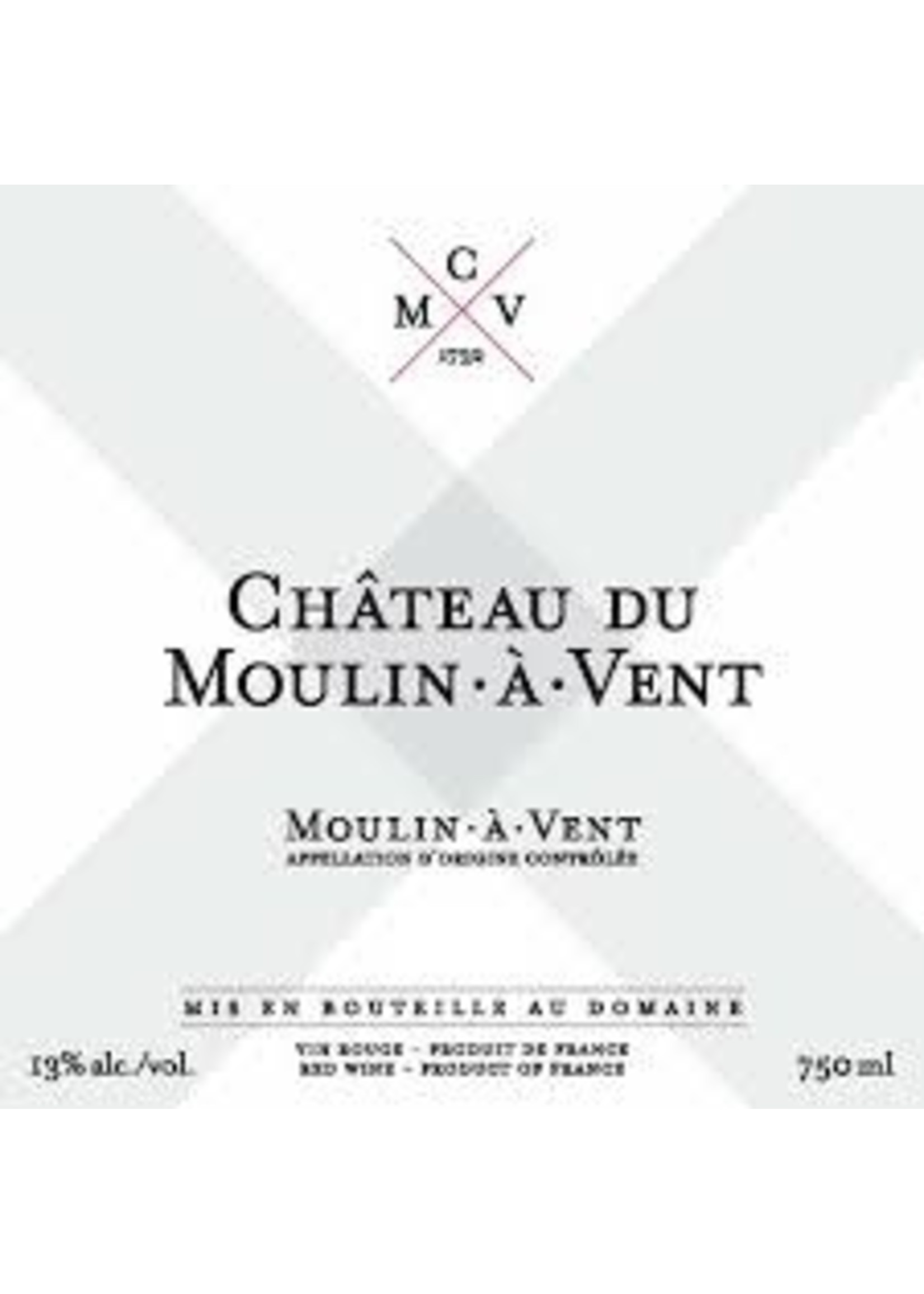 Chateau Moulin-a-Vent 2019 Beaujolais 'Moulin-a-Vent' 750ml