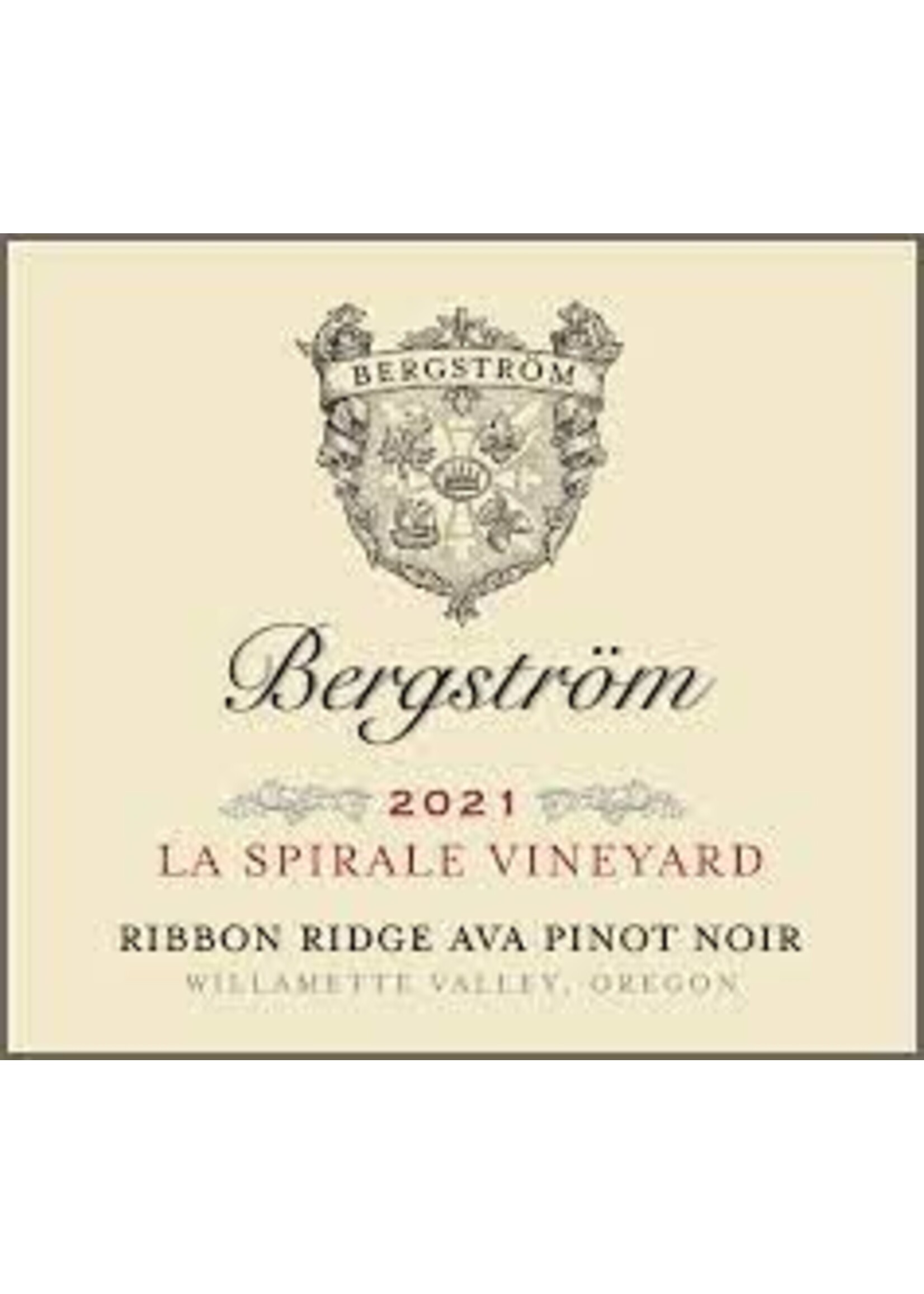 Bergstrom 2022 Pinot Noir La Spirale Vineyard 750ml