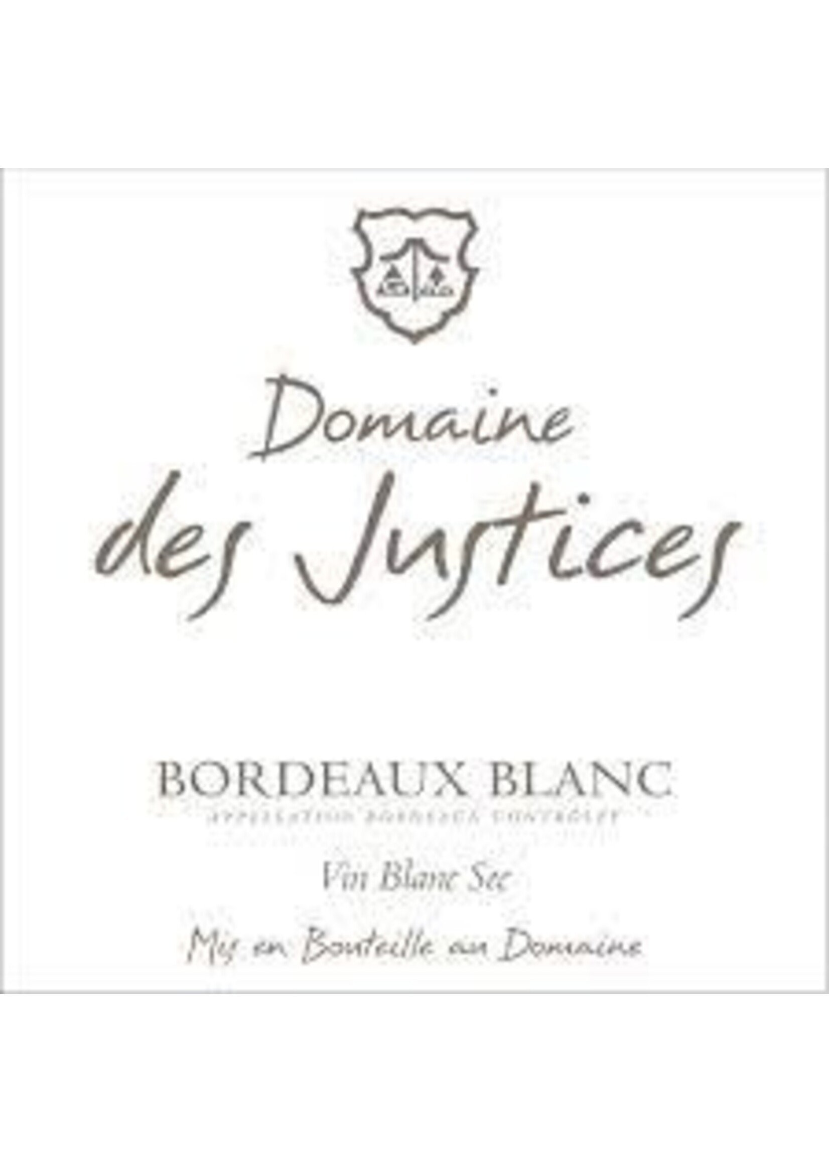 Domaine des Justices 2019 Bordeaux Blanc 750ml