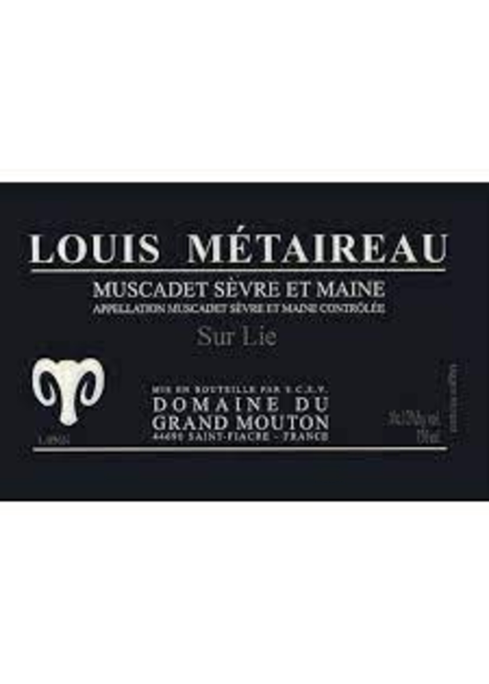 Louis Metaireau Grand Mouton 2021 Muscadet Sevre-et-Maine Sur Lie 'Carte Noire' 750ml