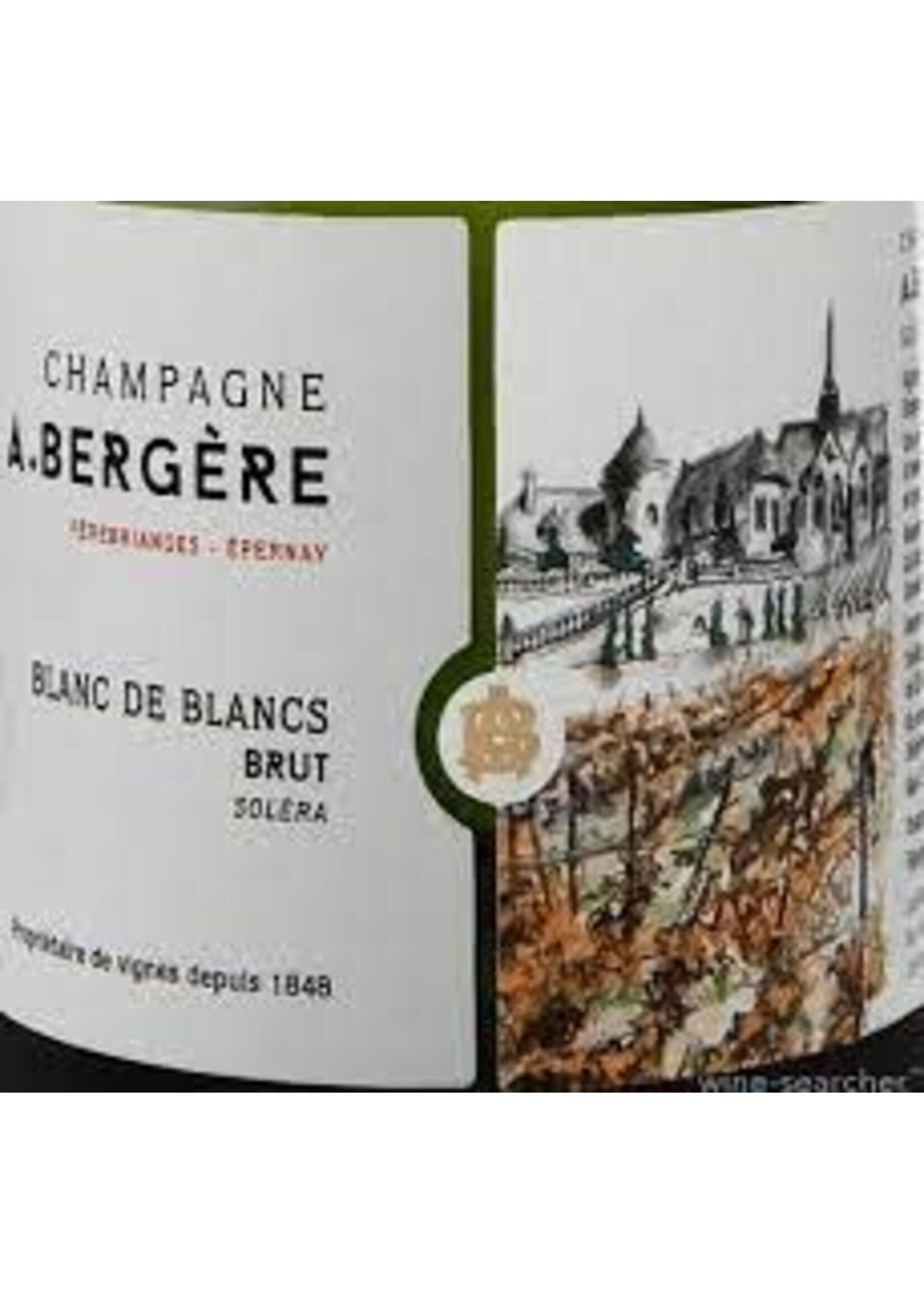 A. Bergere Champagne 'Solera' Blanc de Blancs Brut 750ml