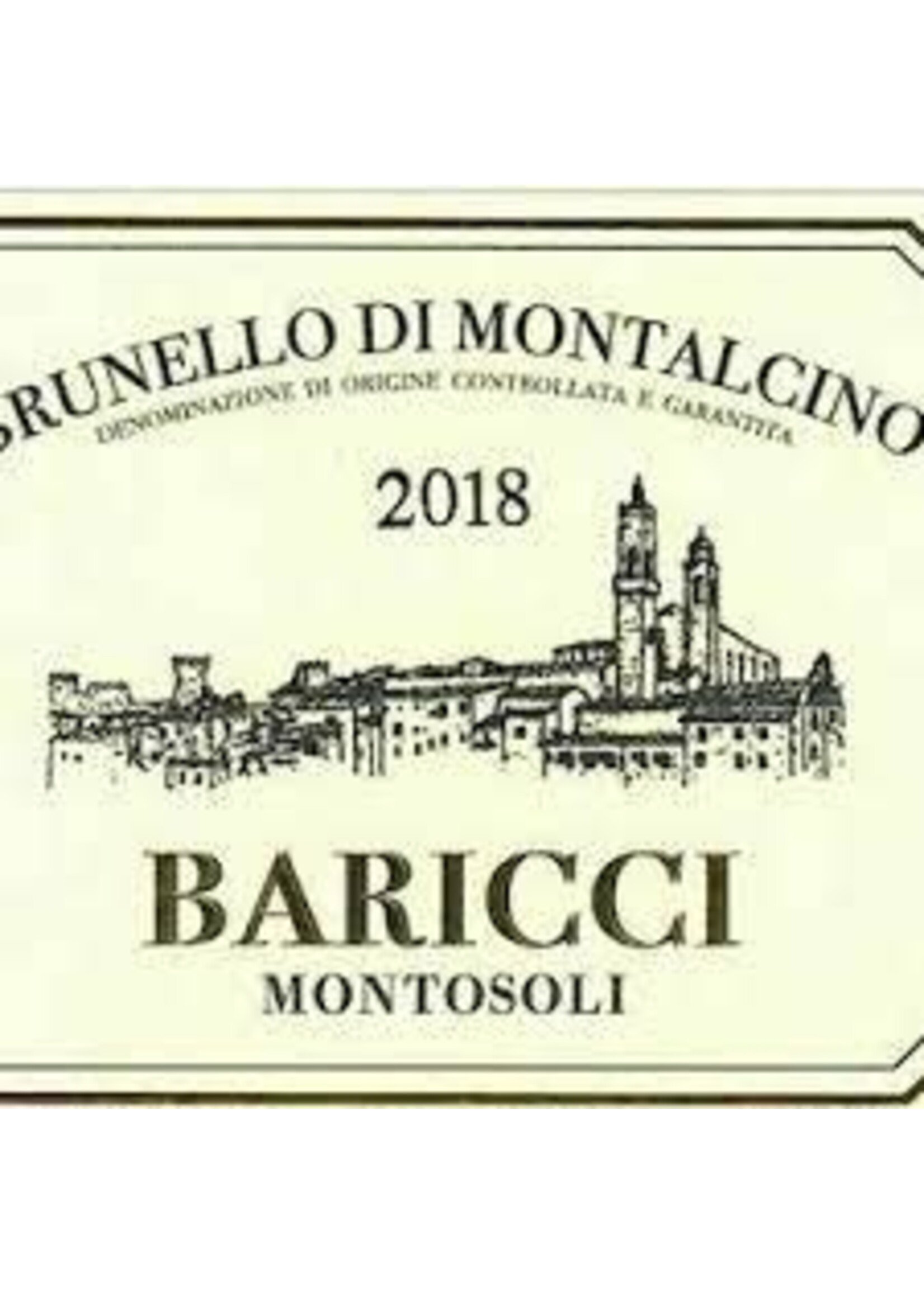 Baricci 2018 Brunello di Montalcino 'Montosoli' 750ml