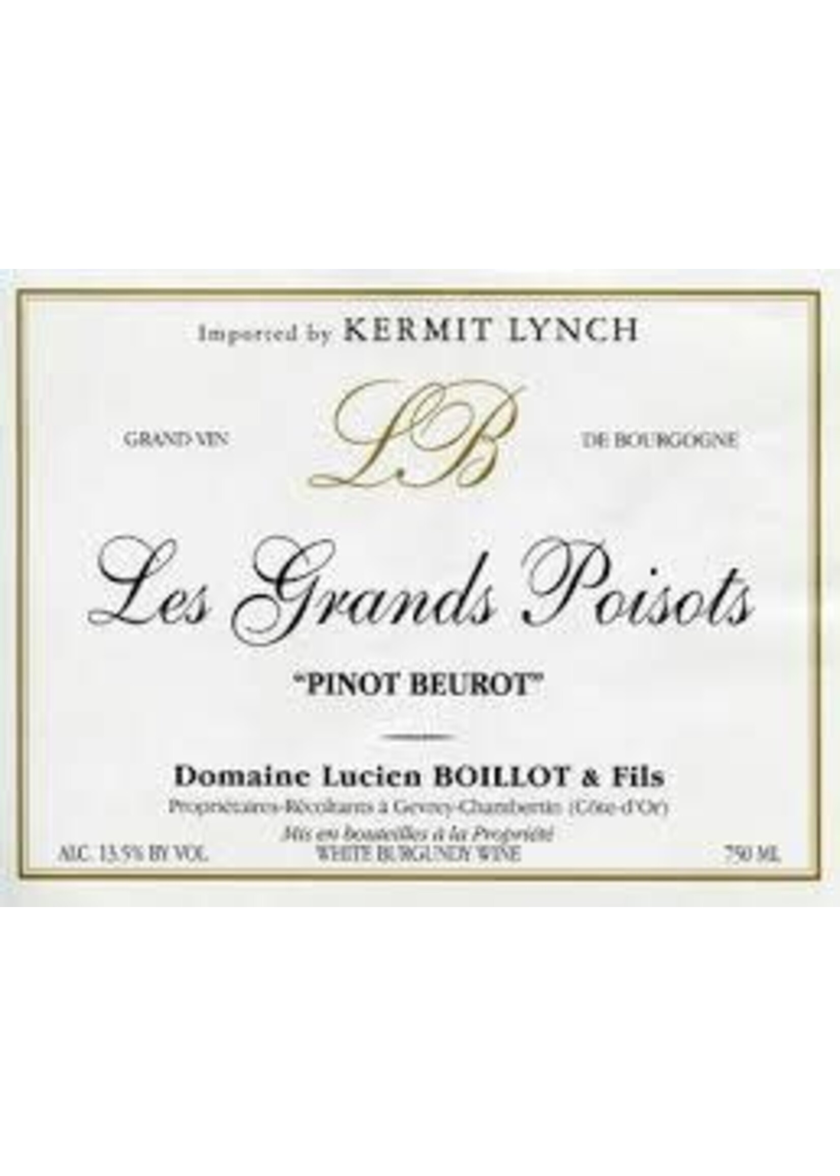 Lucien Boillot 2020 "Les Grands Poisots" Pinot Buerot 750ml