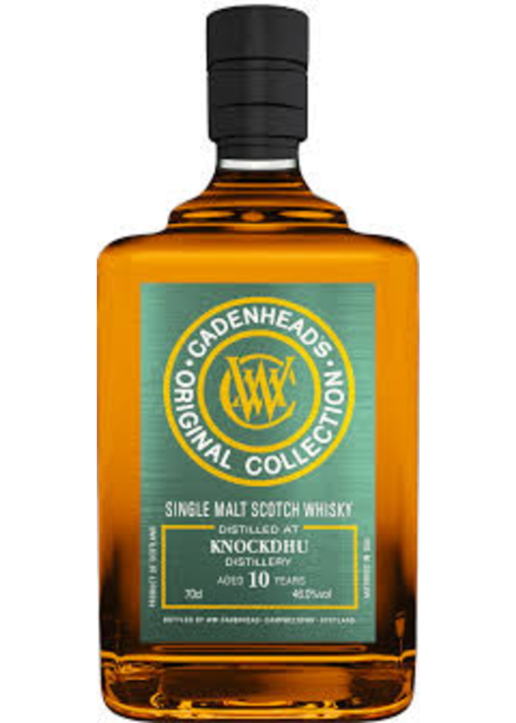 Cadenhead's Original Collection Knockdhu 10 Year Old 46% Single Malt Scotch Whisky 750ml