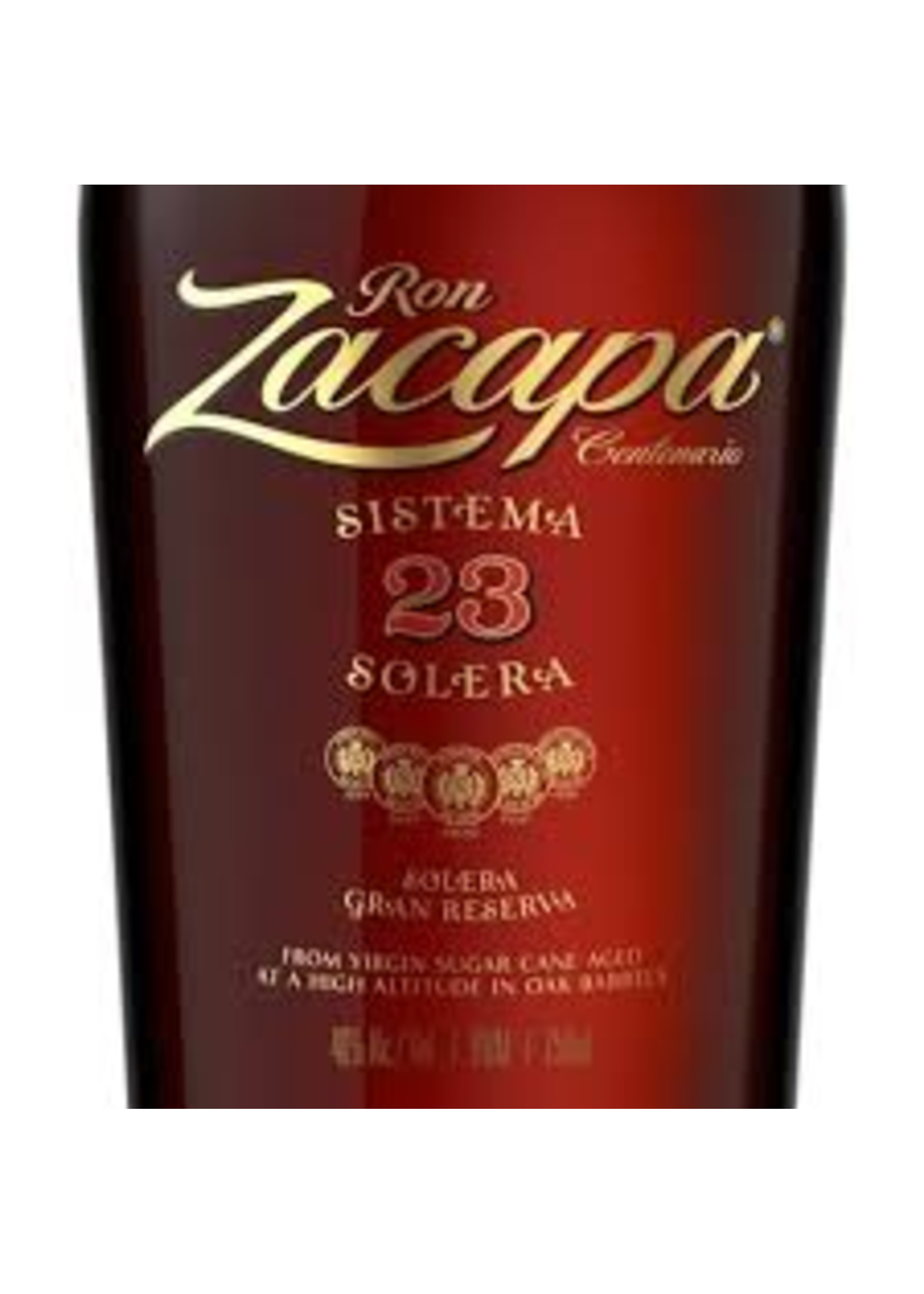 Ron Zacapa Centenario Solera 23 Anos Gran Reserva Rum 750ml