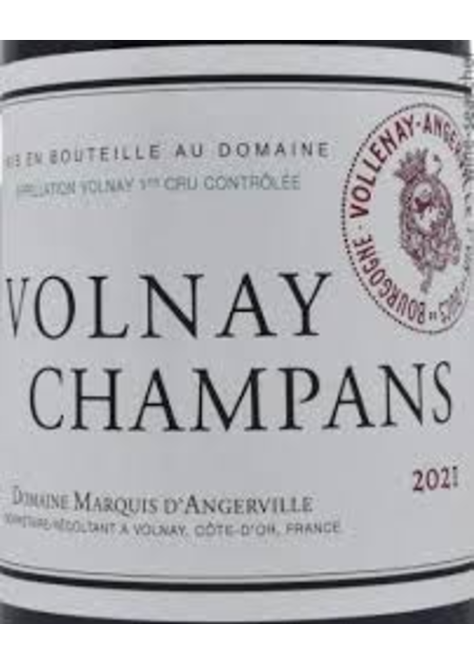 Domaine Marquis d'Angerville 2021 Volnay 1er Cru Champans 750ml