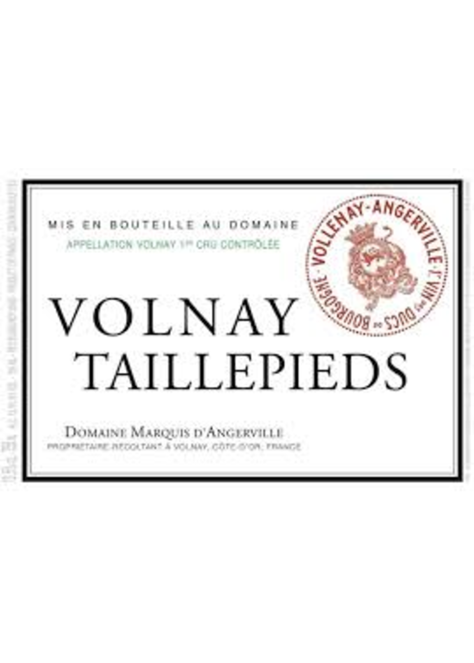 Domaine Marquis d'Angerville 2021 Volnay 1er Cru Taillepieds 750ml