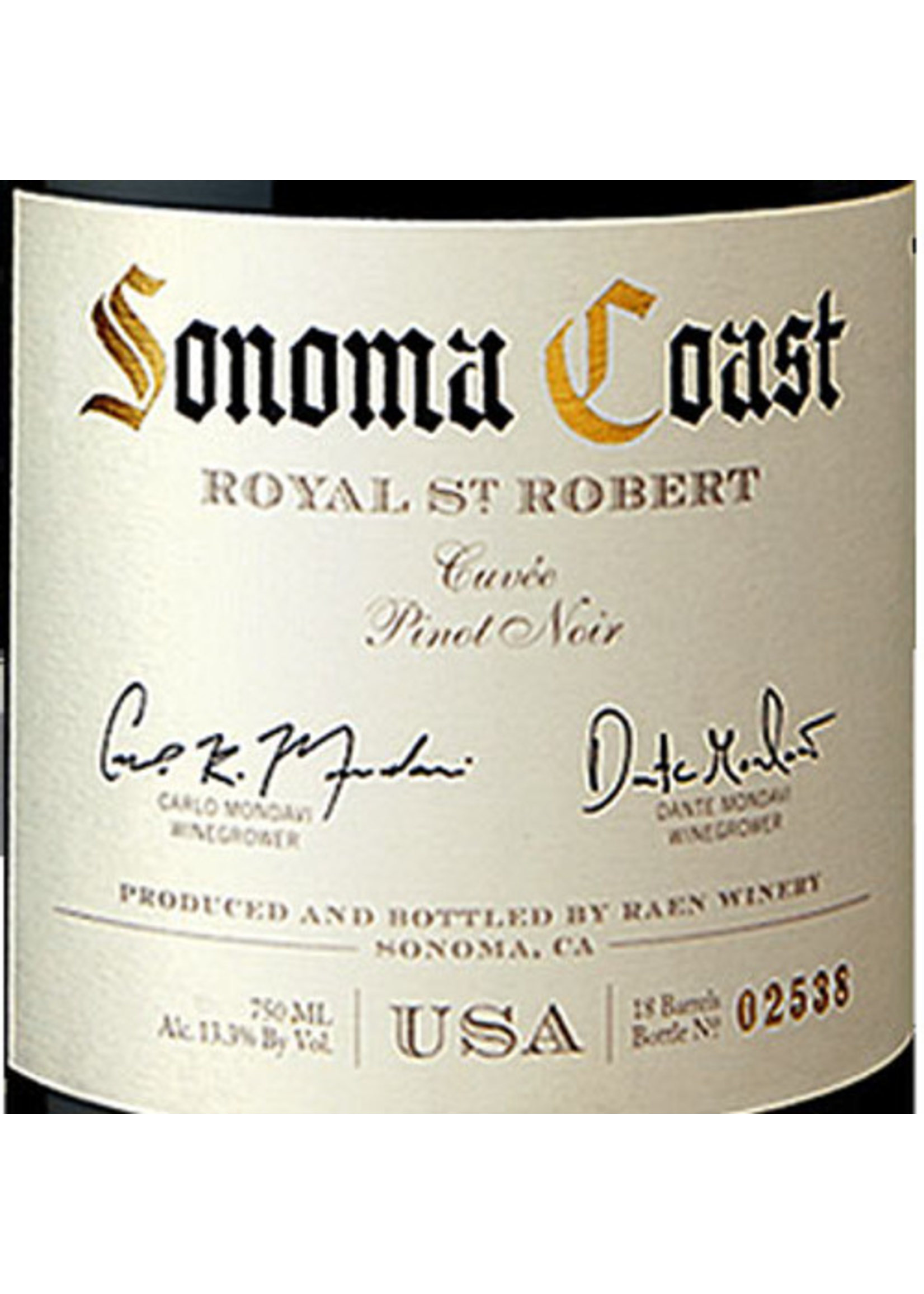 Raen 2023 Pinot Noir Royal St. Robert Cuvee 750ml