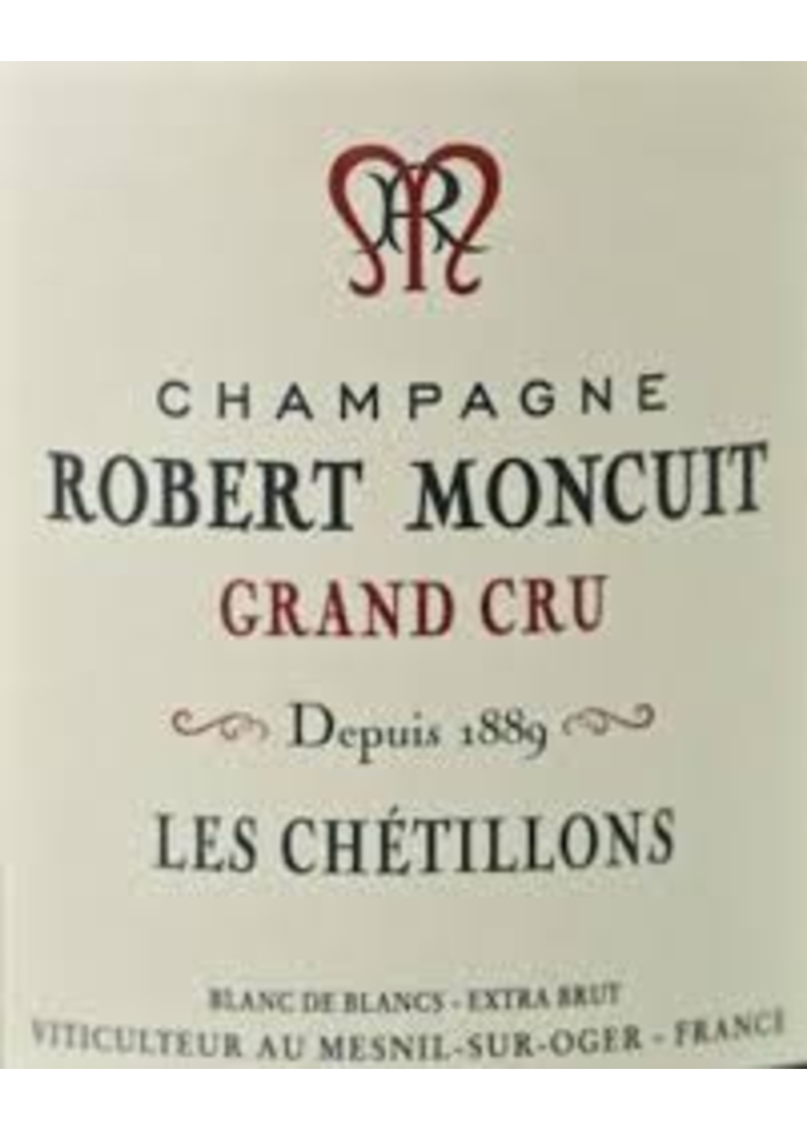Robert Moncuit 2016 Champagne 'Les Chetillons' Grand Cru Blanc de Blancs Extra Brut 750ml