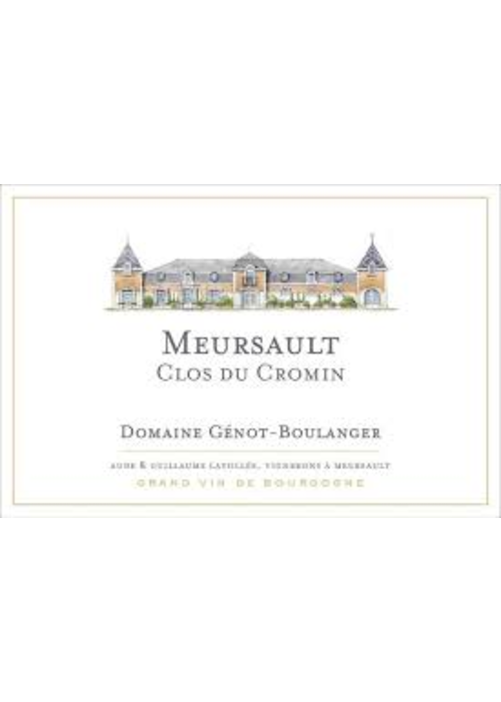 Domaine Genot-Boulanger 2022 Meursault Clos du Cromin 750ml