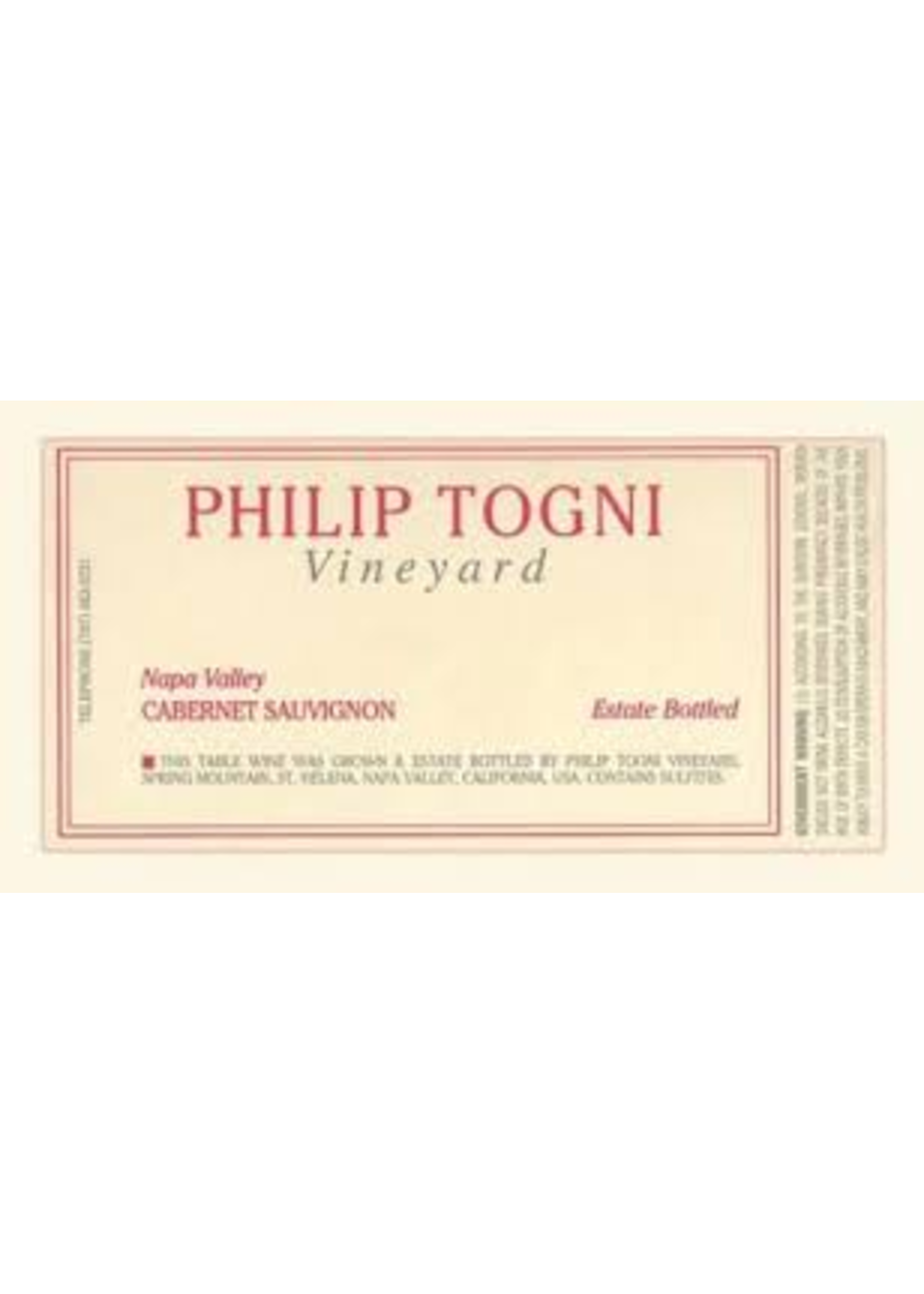 Philip Togni Vineyard 2018 Spring Mountain Estate Cabernet Sauvignon 750ml