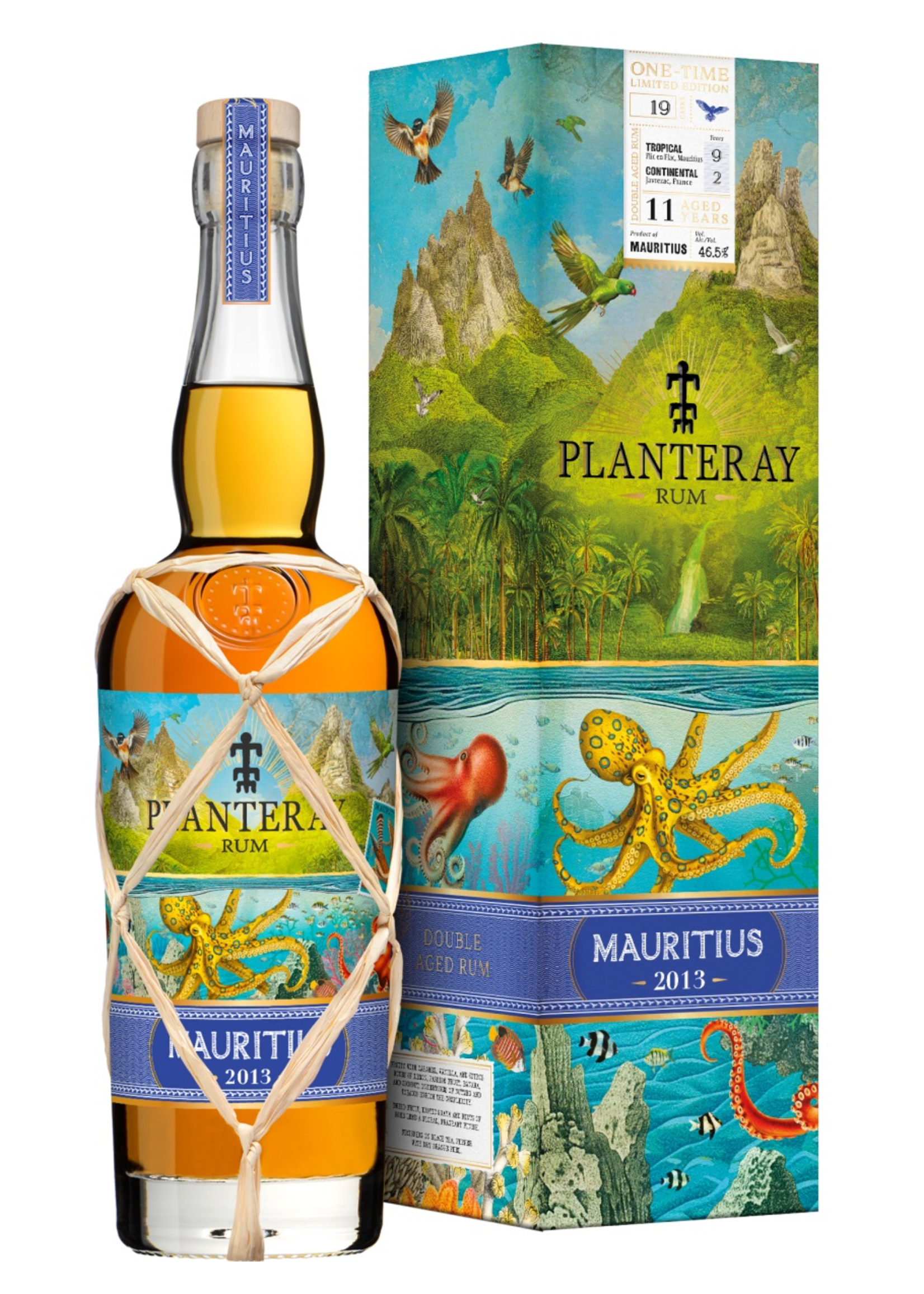 Planteray 2013 One-Time Limited Edition Double Aged 11 Year Old Mauritius Rum 750ml