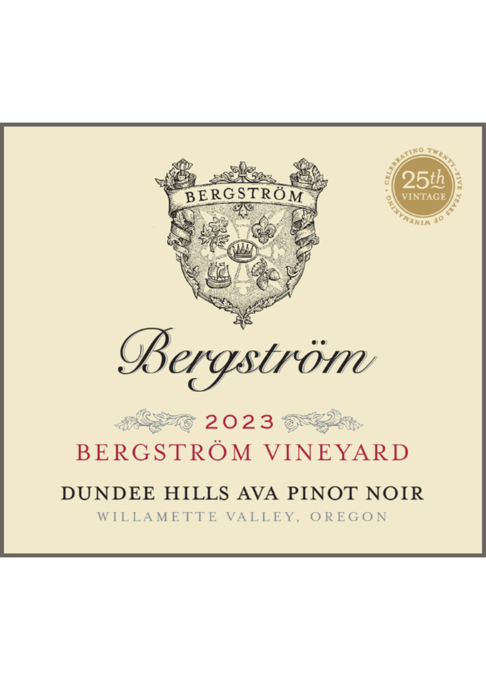 Bergstrom 2023 Pinot Noir Bergstrom Vineyard 750ml