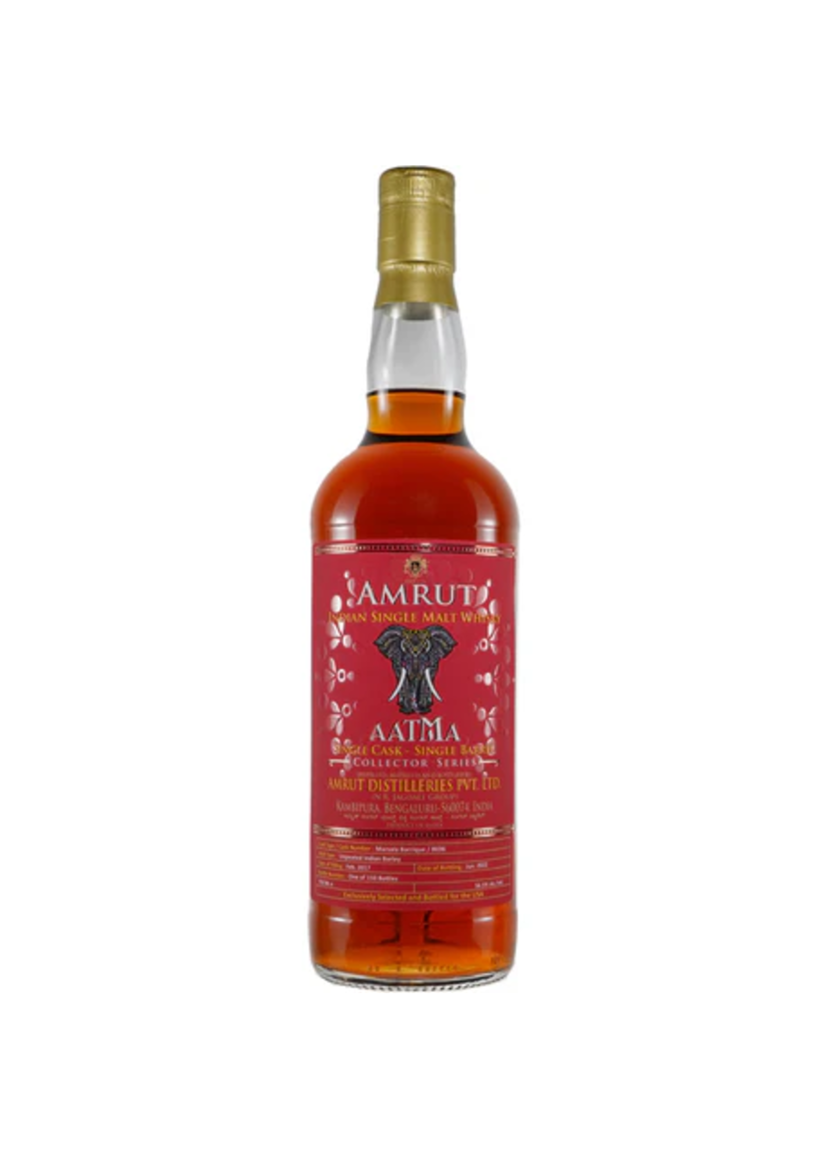 Amrut Aatma Collector Series Single Malt Whisky #9 8 yr old Oloroso Sherry Butt Cask Finished 750ml