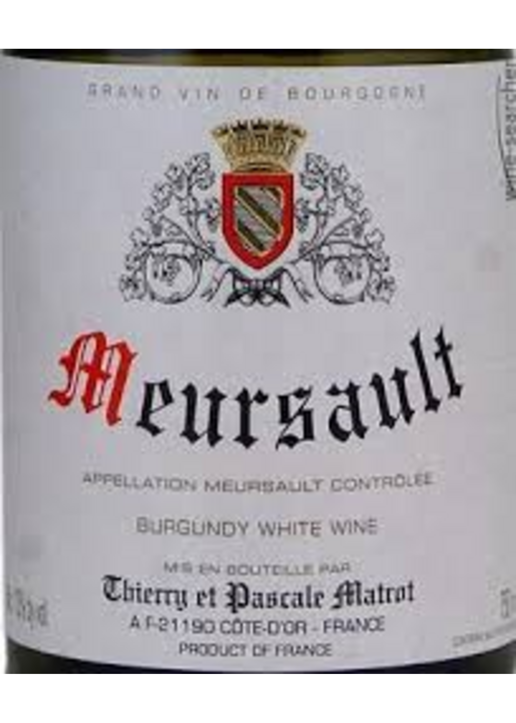 Thierry et Pascale Matrot 2023 Meursault 750ml