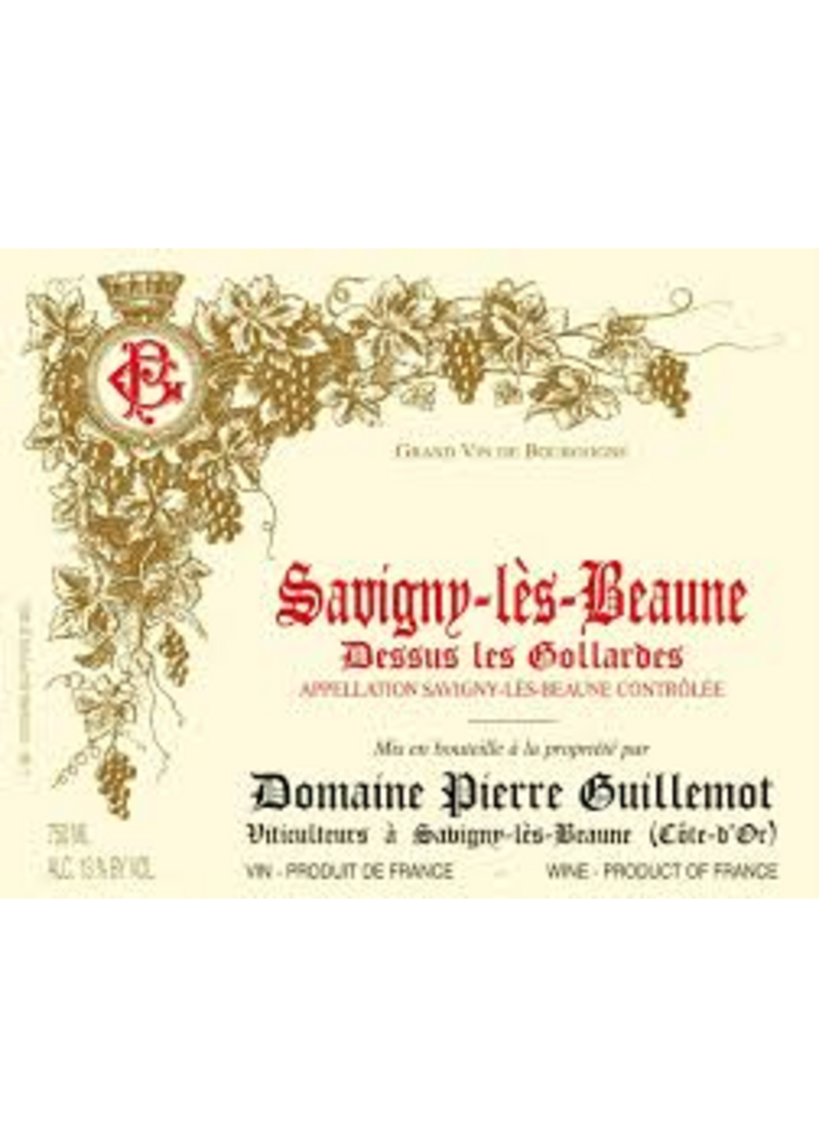 Pierre Guillemot 2022 Savigny-les-Beaune Blanc Dessus les Gollardes 1.5L