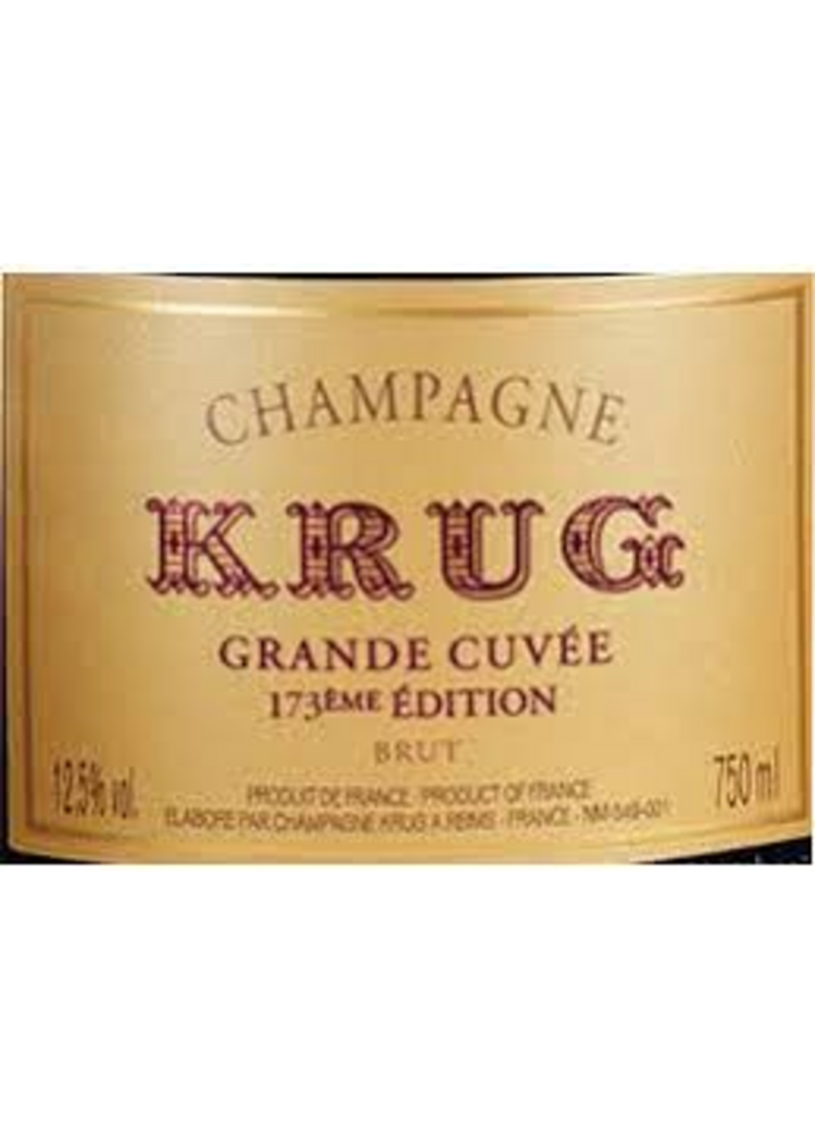 Krug Champagne 'Grand Cuvee' 173rd Edition 750ml