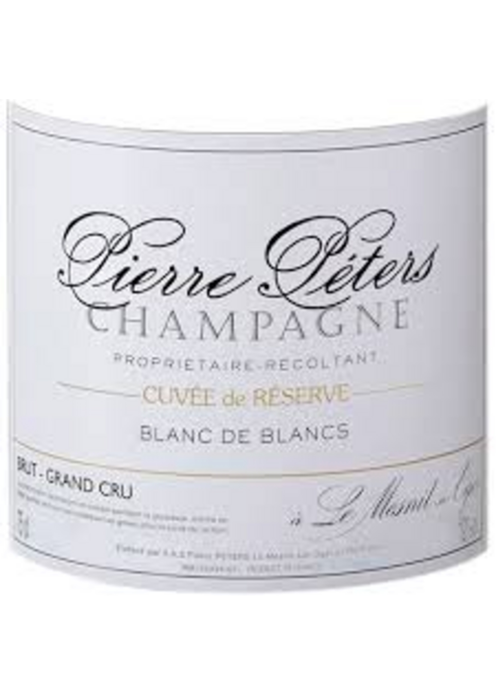 Pierre Peters Champagne Cuvee de Reserve Blanc de Blancs Brut 1.5L