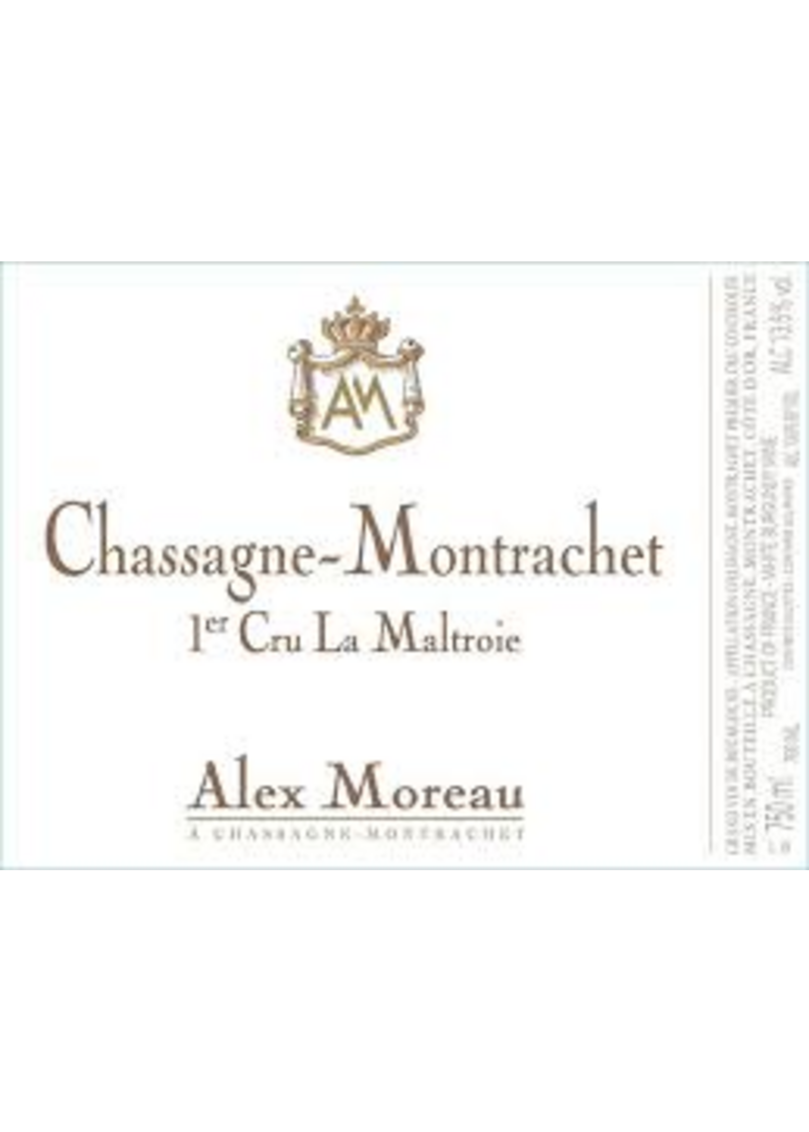 Alex Moreau 2023 Chassagne-Montrachet 1er Cru 'La Maltroie' 750ml