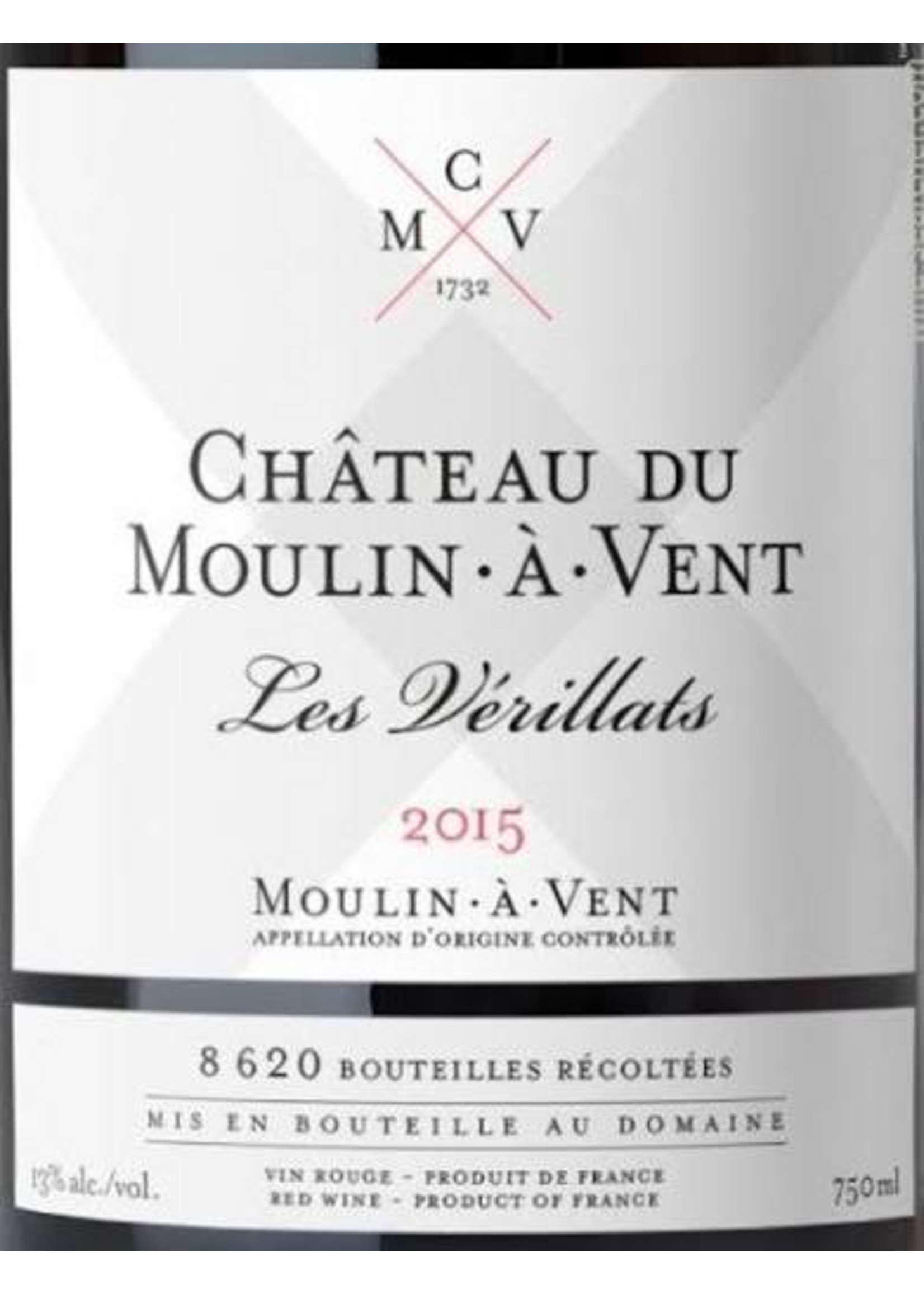 Chateau du Moulin-a-Vent 2021 'Moulin-a-Vent' Les Verillats 750ml